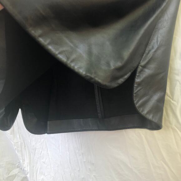 Zadig Voltaire Deluxe Lamb Leather Fringe Moto Top Black Small - Picture 8 of 12